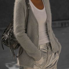 Wrenfield - Oversized Button-Up Cardigan Cool Weather Layering — view 2 of 3