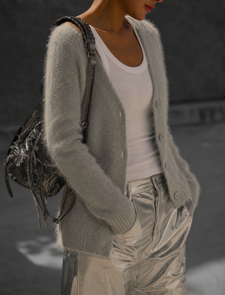 Wrenfield - Oversized Button-Up Cardigan Cool Weather Layering — view 2 of 3