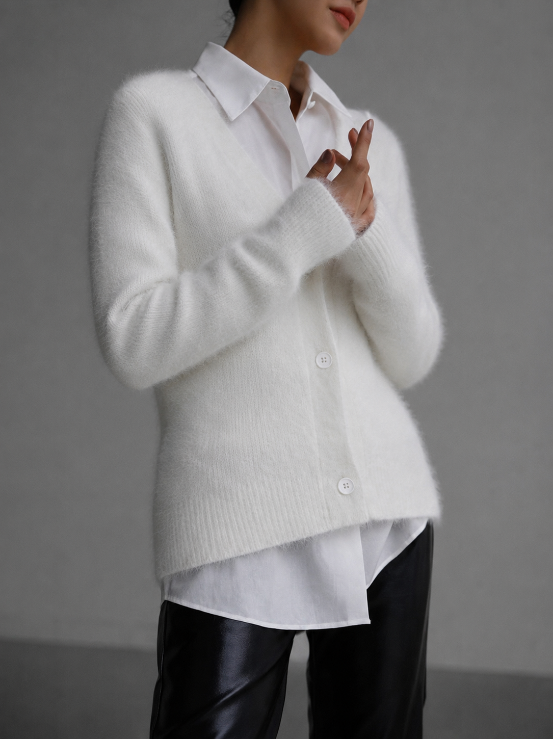 Wrenfield - Oversized Button-Up Cardigan Cool Weather Layering — view 3 of 3
