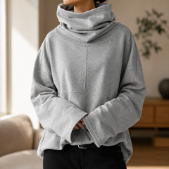 Wrenlow - Cowl Neck Fleece Pullover Cold Weather Layering