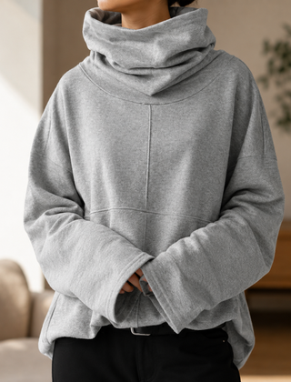 Wrenlow - Cowl Neck Fleece Pullover Cold Weather Layering