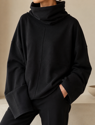 Wrenlow - Cowl Neck Fleece Pullover Cold Weather Layering — view 6 of 9